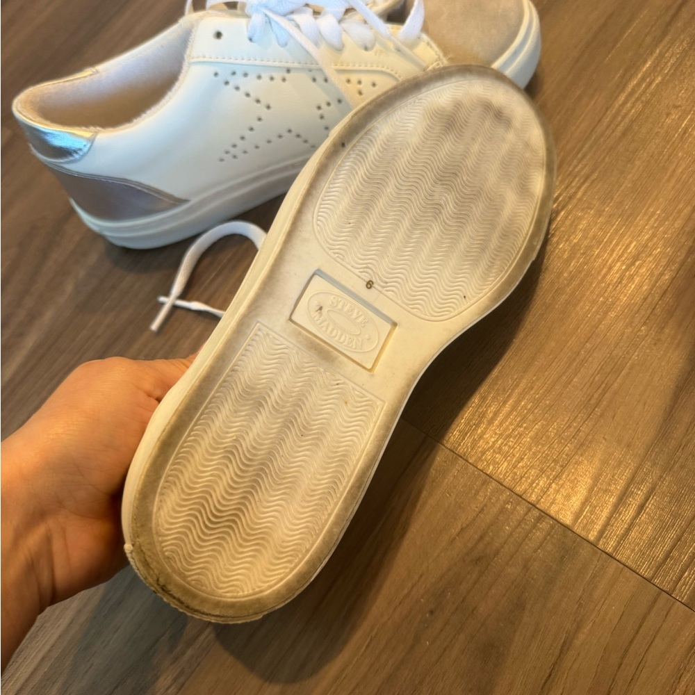 Steve Madden Silver Star Sneakers - Picture 5 of 5